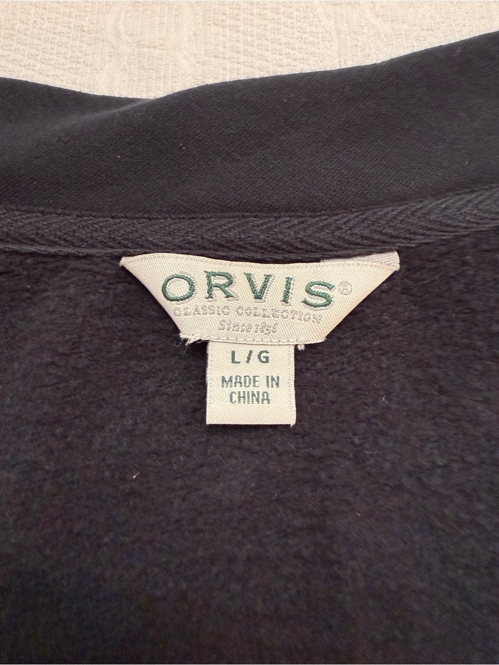 Orvis Pullover Womens L Black V Neck Long Sleeve Stretch Lightweight Sweatshirt - Picture 2 of 7